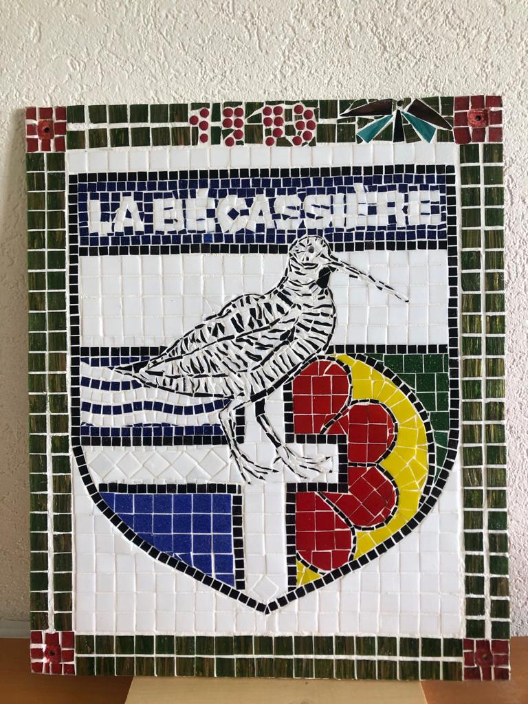 Ecusson en mosaique